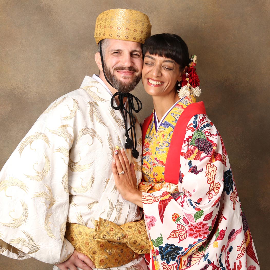 婚約祝いに記念撮影💍