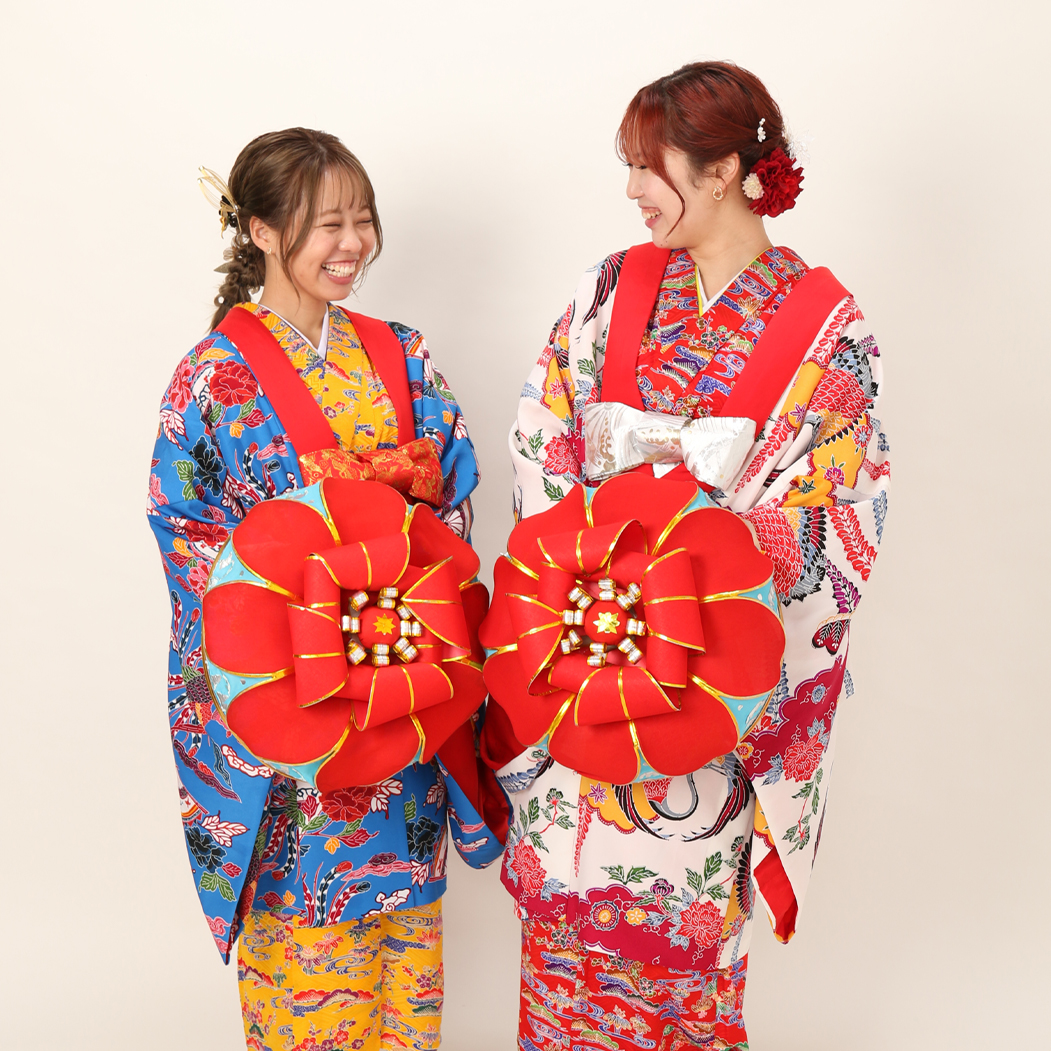 卒業の思い出を琉装で🌸