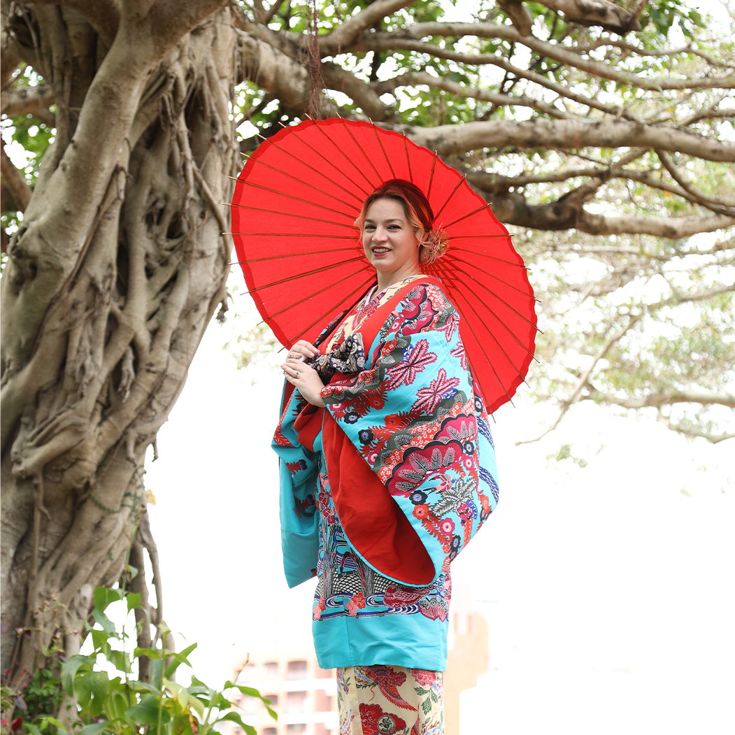プロカメラマンと、街へ繰り出し琉装体験📸